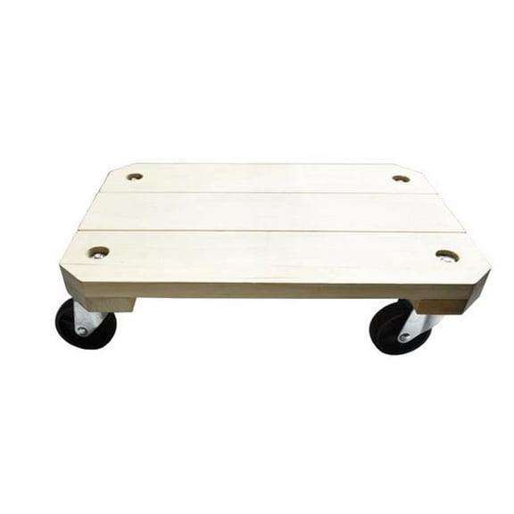 Ace Trading 5042156 18.25 in. 4-Wheel Hardwood Dolly - 360 lbs