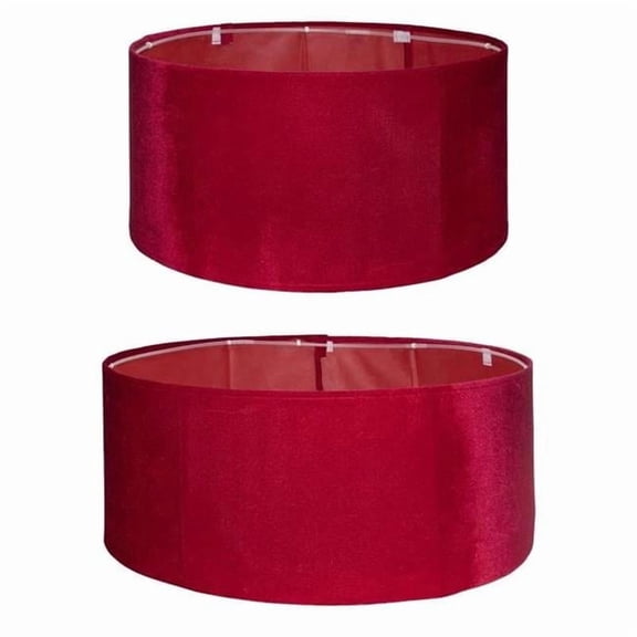 Ace Trading 9106282 26 in. Red Drum Stand Expand Tree Collar