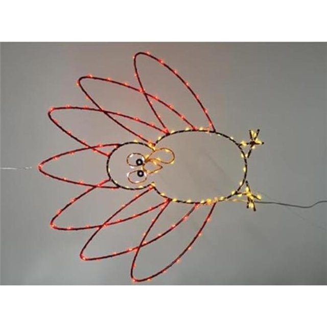 Multi Color LED Turkey Decor - Wall-mounted plan - Walmart Business ...