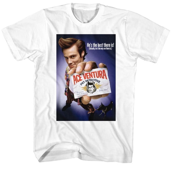 Ace Ventura Movies Color Poster Adult Short Sleeve T Shirt