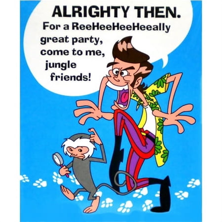 Ace Ventura Pet Detective Invitations w/ Envelopes (8ct)