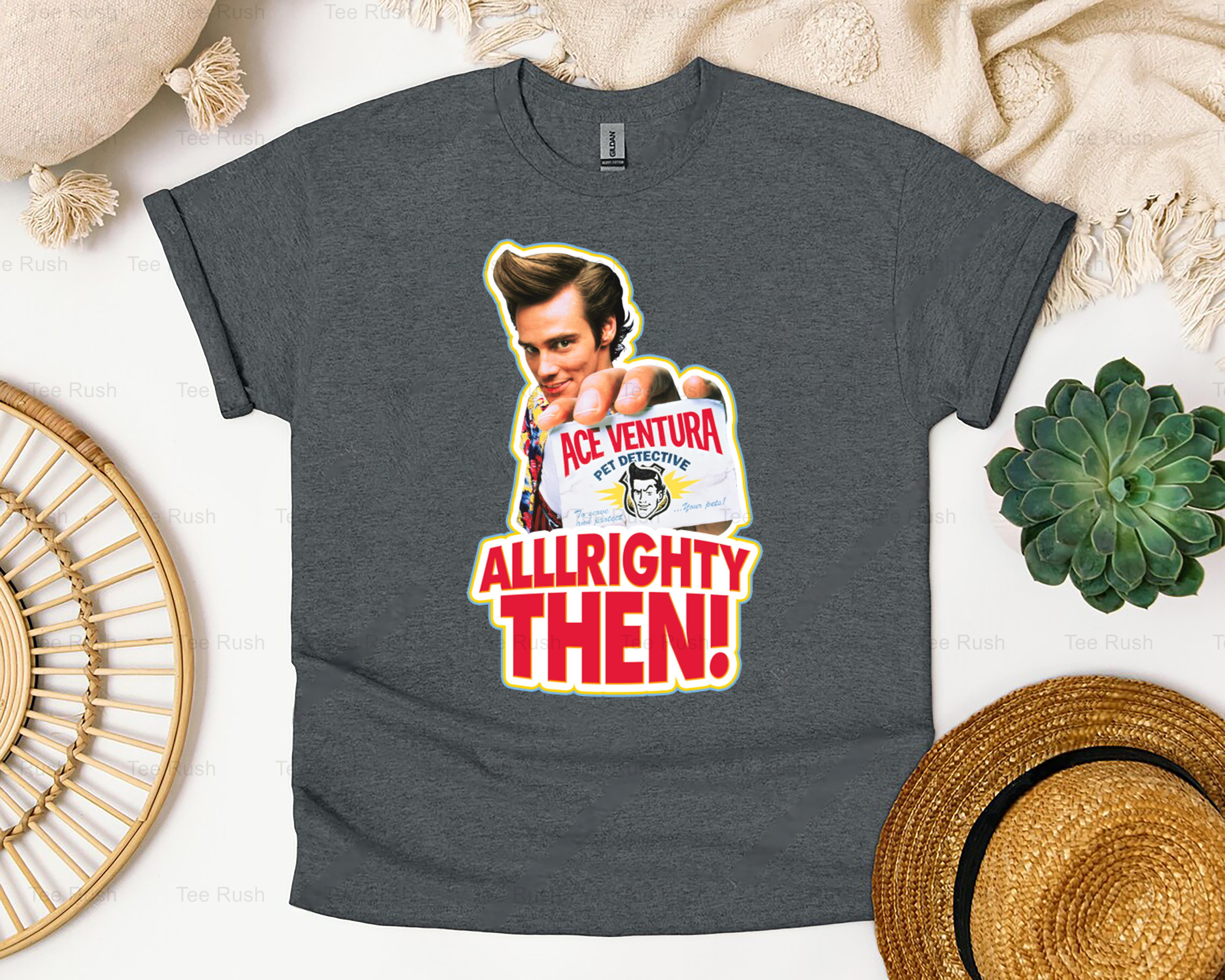 Ace Ventura Pet Detective Jim Carrey Comedy Movie Fan,,T Shirt, SW