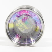 Ace Yo Mercy 8 Outer Ring Version Yo-Yo - Bi-Metal - 6061 Aluminum YoYo with Stainless Steel Rims Rainbow with Silver Rims