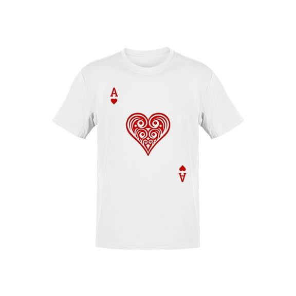 Ace of Hearts Tribal Art Men's T-shirt