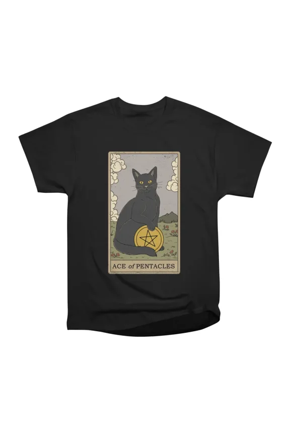 Ace of Pentacles T-Shirt Tee Gift For Him Merch For Her Apparel For Friend
