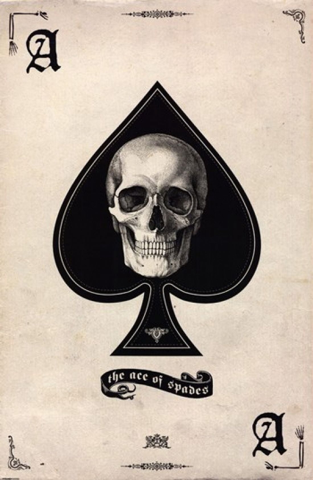Ace of Spades Card Poster (24 x 36)
