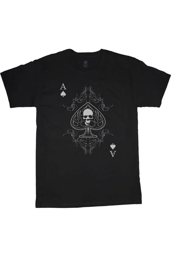 Ace of Spades Decal Decal T-shirt Men's Tee Black