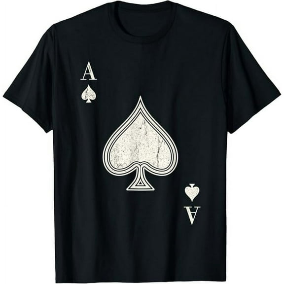 Ace of Spades Tshirt Blackjack Cards Poker 21 T-Shirt