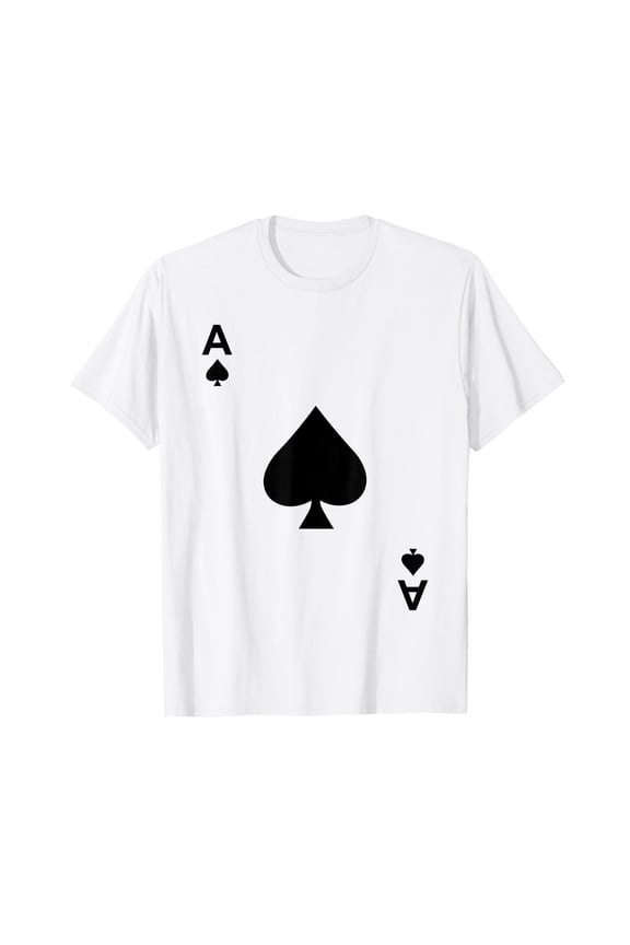 Ace of Spades Tshirt Blackjack Cards Poker 21 Teeshirt