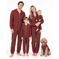 thumbnail image 1 of AceBaby Christmas Family Matching Pajamas Plaid Long Sleeve Jumpsuit Sleepwear Holiday Loungewear, 1 of 10