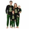 thumbnail image 1 of AceBaby Christmas Family Matching Pajamas Sets Fashion Tree and Plaid Printed Holiday Loungewear Sleepwear PJs, 1 of 10