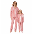 thumbnail image 1 of AceBaby Christmas Family Matching Pajamas Striped Tops and Pants Holiday Sleepwear Loungewear Pjs, 1 of 9