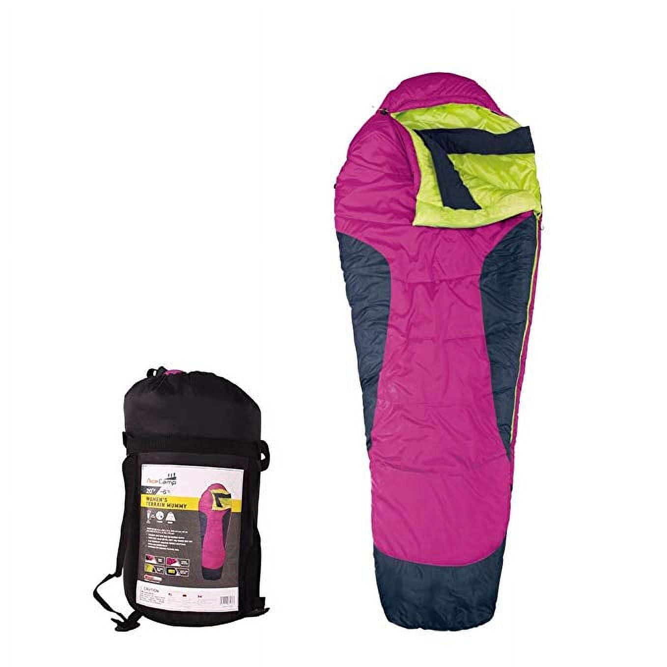 AceCamp Terrain Mummy Sleeping Bag, Warm & Cold Weather Winter Sleeping