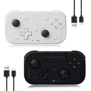 AceGamer 2 Pack Wireless Pocket Controller for Nintendo Switch/Switch 2/Android/iOS/PC/Steamdeck, Joystick Lift and Down Design, Bluetooth Gamepad with 6-axis Gyroscope/Turbo/Vibration/1000Hz