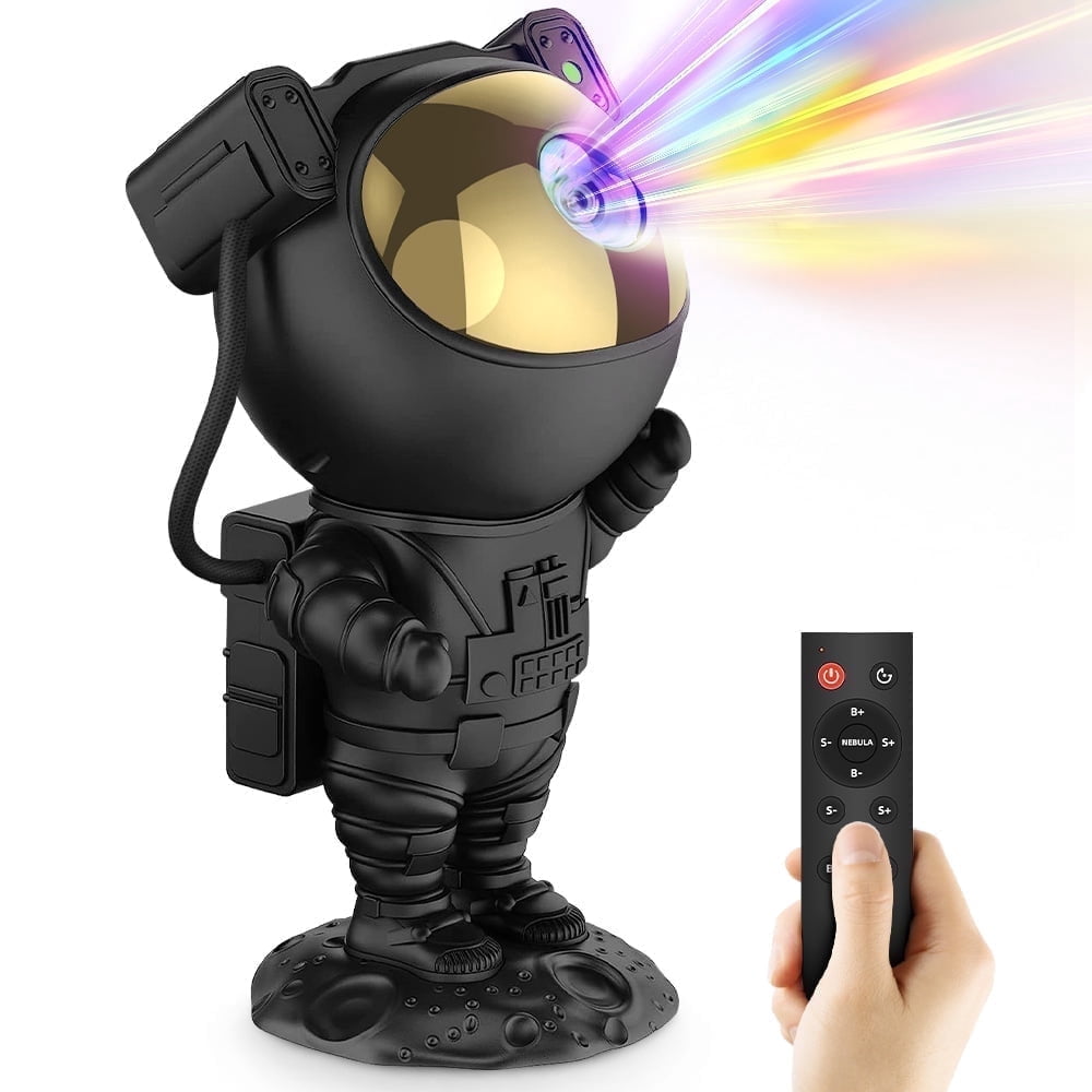 AceGamer Astronaut Galaxy Projector Night Light with Timer and Remote - Star Starry Nebula LED Lamp, Gift for Kids and Adults for Bedroom, Christmas, Birthday, Valentine's Day etc