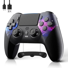 AceGamer Wireless Controller for PS5/Pro/Slim/PC, Hall Effect Joysticks, Macro/Turbo Function, Bluetooth Controller with 6-Axis Gyro/Dual Vibration/Touchpad/Ergonomic/Speaker/3.5mm Audio Jack!