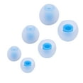 thumbnail image 1 of AceMonster 3 Pairs 6 PCS S M L Silicone 4.5mm Earbud Cushion Replacement Headphone Headset Ear pads Gel Covers Tips For Earphone LZ A4 DZ9  (White+Blue), 1 of 6