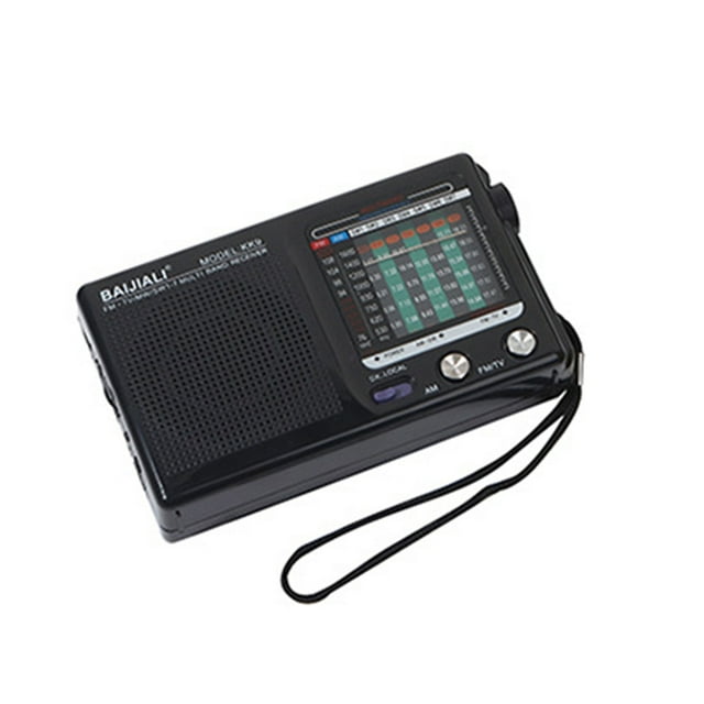 AceMonster Portable Full Band Radio AM/FM/SW1-7 Radio Transistor Radio AC or Battery Operated with Best Reception Big Speaker and Precise Tuning Knob with Built-in Speaker