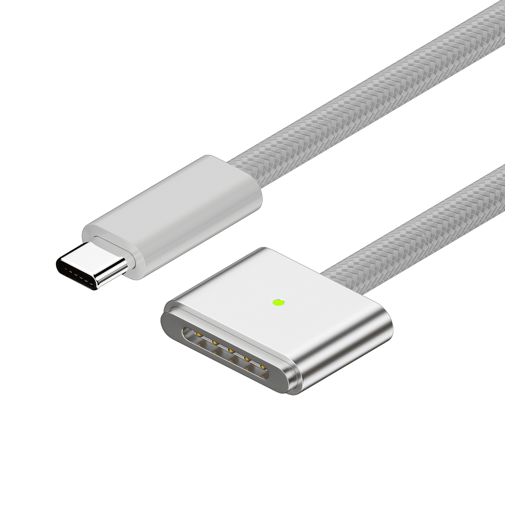 Official Apple USB-C to MagSafe 3 2M Cable and UGREEN 100W Black USB-C  4-Port Type-C GaN Charger - For MacBook Pro 2022 M2 Chip