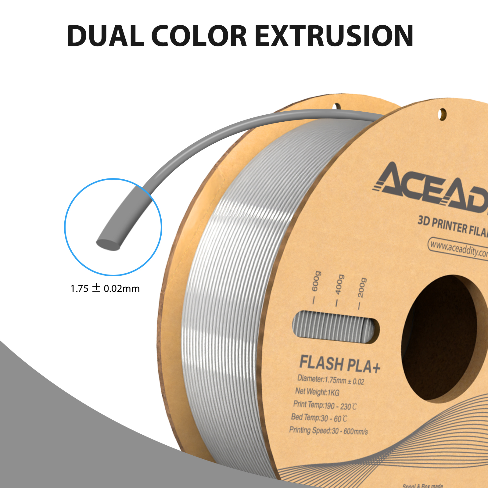 Aceaddity 3D printing supplies,Dimensional +/-0.02mm 2 3d Material 3d Hines Dimensional Suitable Most Of Printer Spool Suitable Most Material Eco-friendly Spool Eco-friendly Spool Suitable Of 3d - image 1 of 5