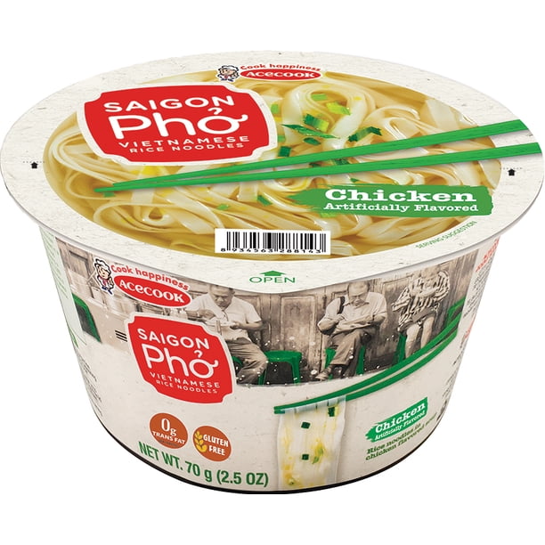Acecook Saigon Pho Chicken Flavor Vietnamese Rice Noodles