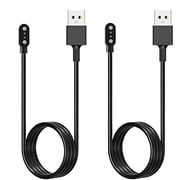 Acediar 2 Pack 3.3FT Magnetic USB Charging Cable, Smart Watch Charger Cord Compatible with Letsfit, Willful, YAMAY SW023 ID205L SW021 ID205U ID205S SW025 Uwatch 3S