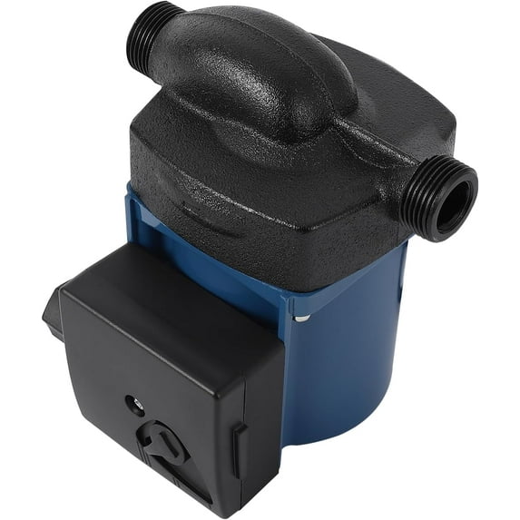 Acekid 100W 110V Cast Iron Hot Water Recirculating Pump | Easy Setup Circulation Pump for Water Heater & Floor Heating | 3-Speed, 9 GPM Flow, Low Power