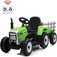 thumbnail image 1 of Acekid 12V Ride on Tractor, Electric Tractor with Trailer, Remote Control, 1 of 6