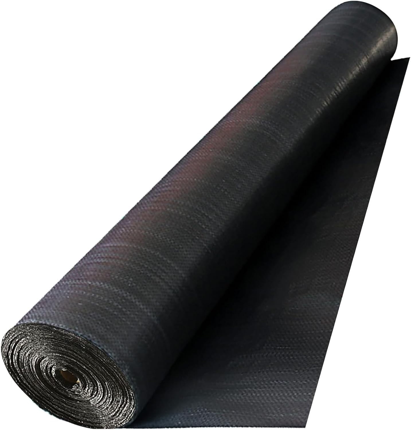 Acekid 13X108 FT Driveway Fabric 5.8OZ, Heavy Duty Commercial Grade Weed Barrier Geotextile, Black