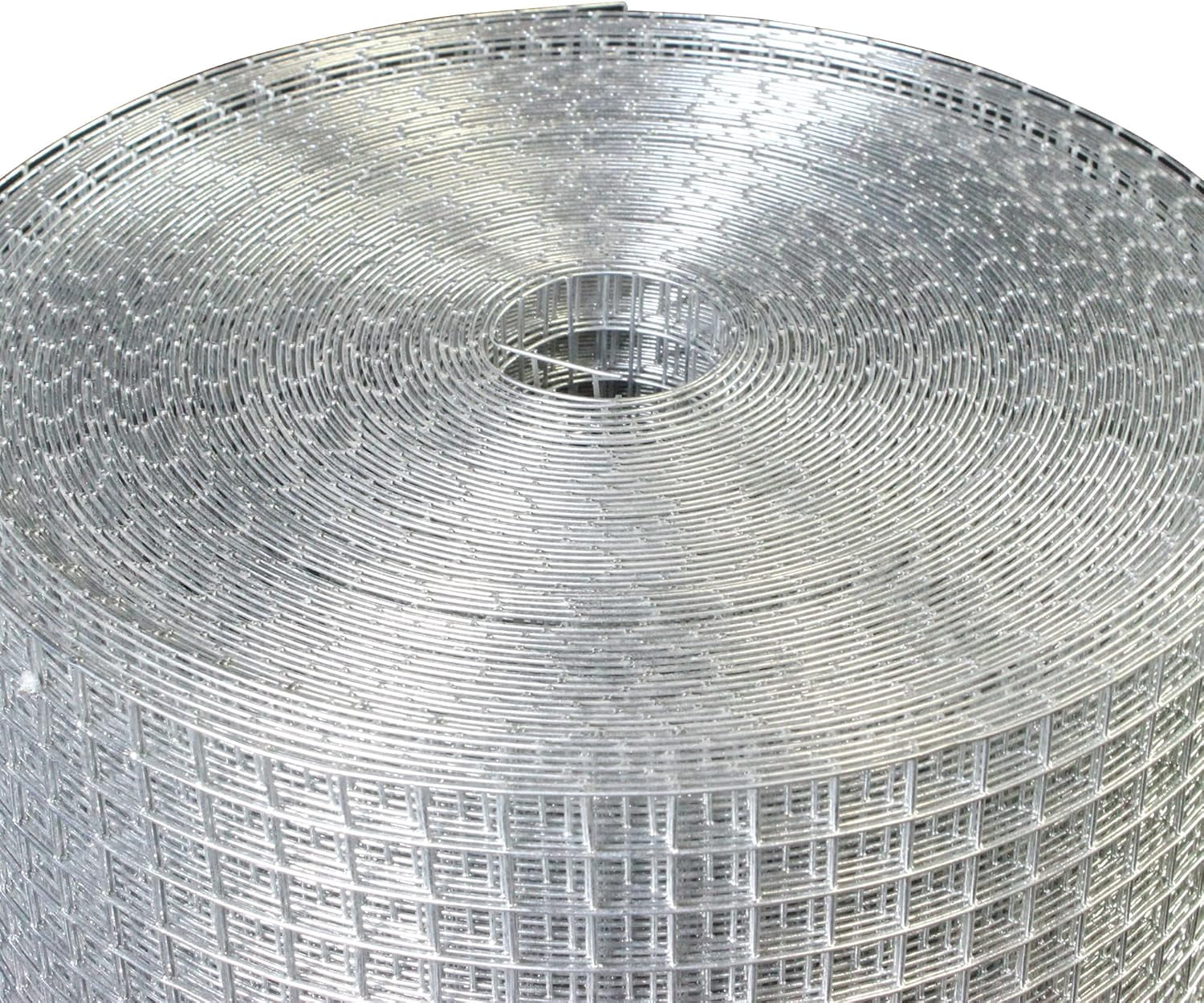Acekid 19 Gauge 1/2 Inch 48inx100ft Hardware Cloth Chicken Wire Mesh Roll Chicken Wire Fencing Wire Fence Roll Garden Fencing Silver