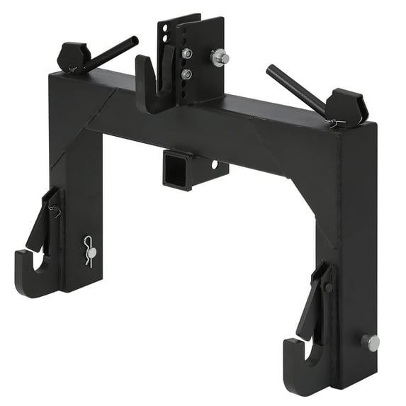 Acekid 3 Point Quick Hitch, 3000 LBS Tractor Quick Hitch, 27.5" Lower Arms, 14.5-17.5" Adjustable, Quick Hitch Adapter for Category 1 & 2 Tractors