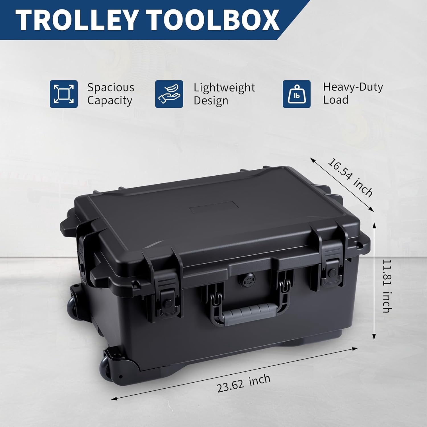 Acekid 4-Layer Mobile Tool Box - Heavy-Duty Rolling Tool Station with ...