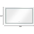 thumbnail image 1 of Acekid 72x36 in Frameless Bathroom Vanity Mirror LED Backlit Mirror 3 Color Temperature Dimmable Anti-Fog Makeup Mirror Wall Mounted White, 1 of 6