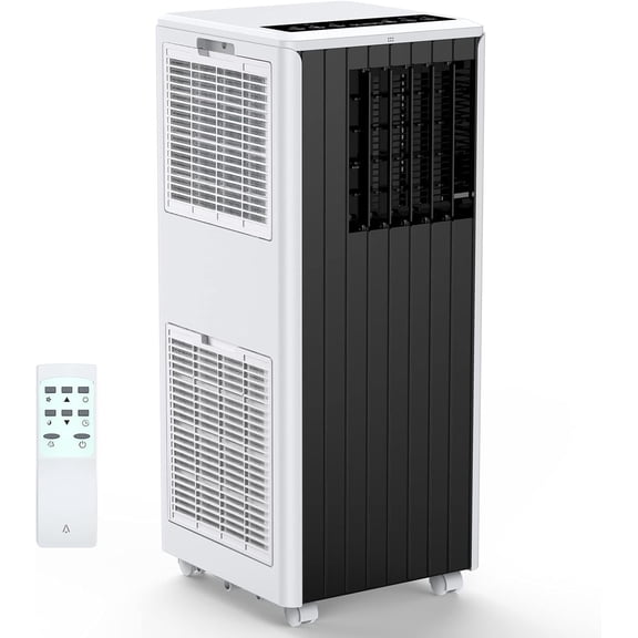 Acekid 8,000 BTU Portable AC - Remote - 350 Sq.Ft - LED Panel - Dehumidifier, Fan - Compact