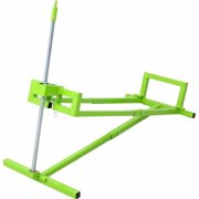 Acekid 800 LB Lawn Tractor Lift, 45 Tilt Adjustable Universal Mower Lift, Cleaning Aid Tool, Lime Green