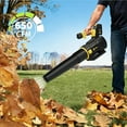 thumbnail image 1 of Acekid Black/Yellow 20V Cordless Leaf Blower, High-Power Brushless Motor, Lightweight Battery Powered Electric Blower for Lawn, 1 of 8