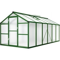 Acekid Greenhouse - 8x12 FT, Polycarbonate, Quick Setup, Aluminum, Large Walk-in, Heavy Duty
