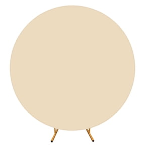 Acekid Round Arch Backdrop Cover, 6ft/6.5ft/7.2ft Circle Arch Stand, Smooth Touch, Multipurpose Wedding Arched Background Set for Birthday Party
