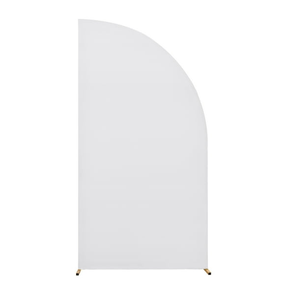 Acekid Spandex Fitted Arch Cover Half Moon Shape Backdrop Fabric 2-Sided Arch Backdrop Stands Cover for Birthday Party Ceremony Banquet DIY Decoration