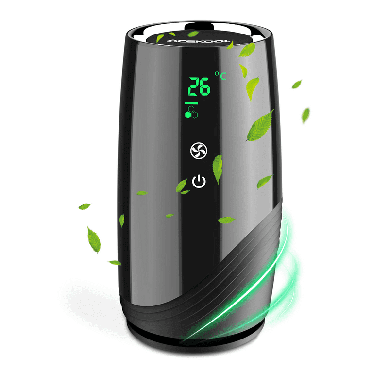 Acekool B D01 HEPA Air Purifier Portable Silent USB Air Cleaners and Purifiers 99.97 Remove Digital Display