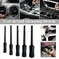Aceovo 5PC Car Detailing Brush Kit Soft Vehicle Auto Interior For Wheel