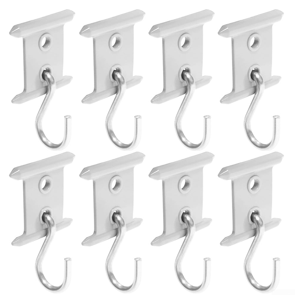 Aceovo 8Pcs Camping Awning Hooks Clips RV Tent Hangers Light Hangers for Caravan Camper