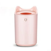 Aceovo Dual Jet Air Humidifier 3000Ml Large Capacity Aroma Diffuser Even Moisturization Cool Mist Relaxing Atmosphere Pink