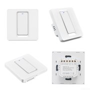 Aceovo Zigbee Smart Key Switch 600W 86 Type 1-2-3 Way Panel Cell Phone Control Voice 1 Gang