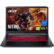 Acer 2022 Newest Nitro 5 Gaming Laptop, 15.6" FHD 144Hz IPS-Display, Intel Core i7-11800H, NVIDIA GeForce RTX 3050 Ti, 8GB RAM, 512GB SSD, Backlit KB, Killer Wi-Fi 6, Windows 11, Black