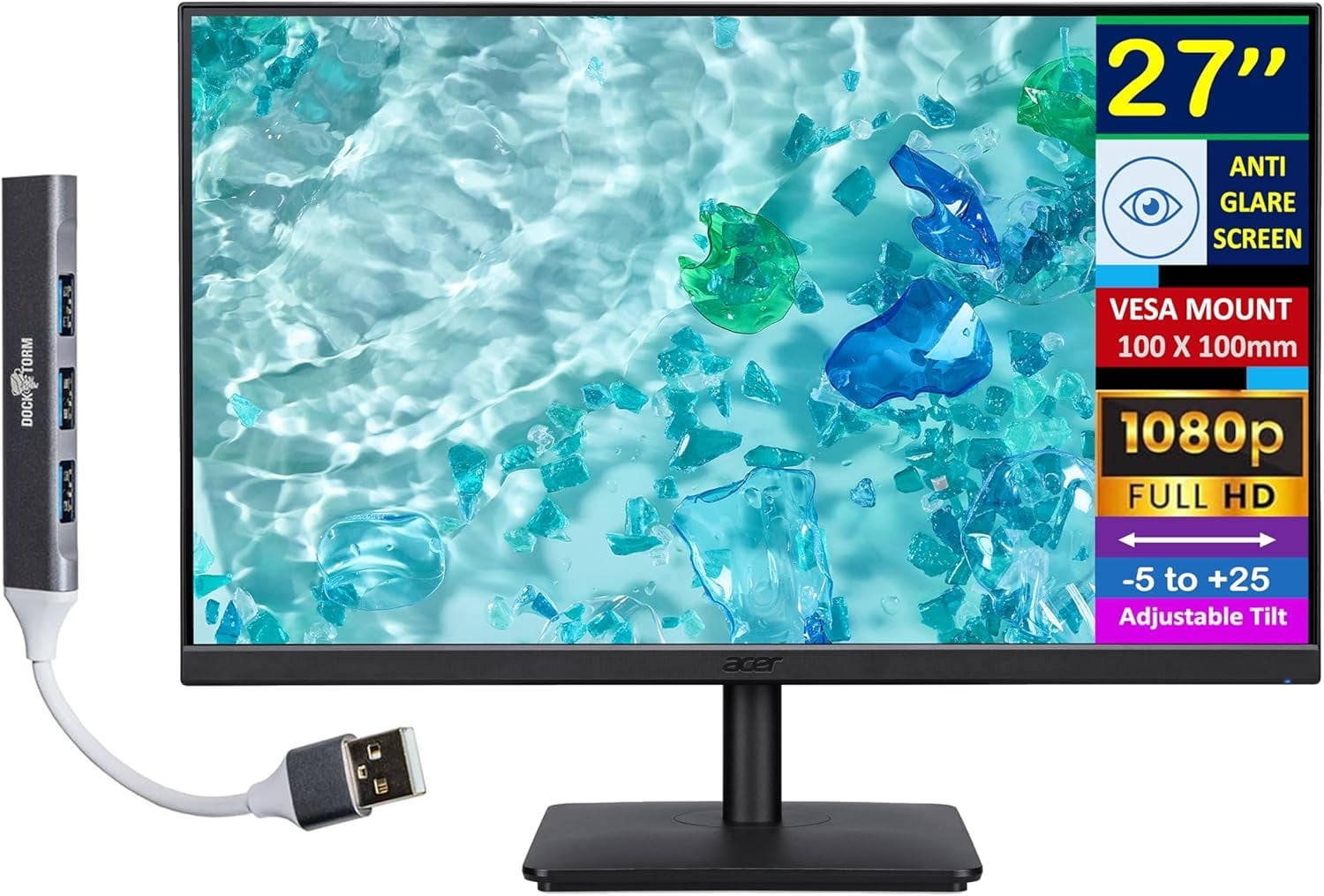 Acer B246WL 24-inch Full HD (1920 x 1200) IPS Widescreen Monitor
