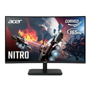 Acer Nitro 27 FHD 1920x1080 Curved 165Hz Gaming Monitor, Black, ED270R Sbiipx, New