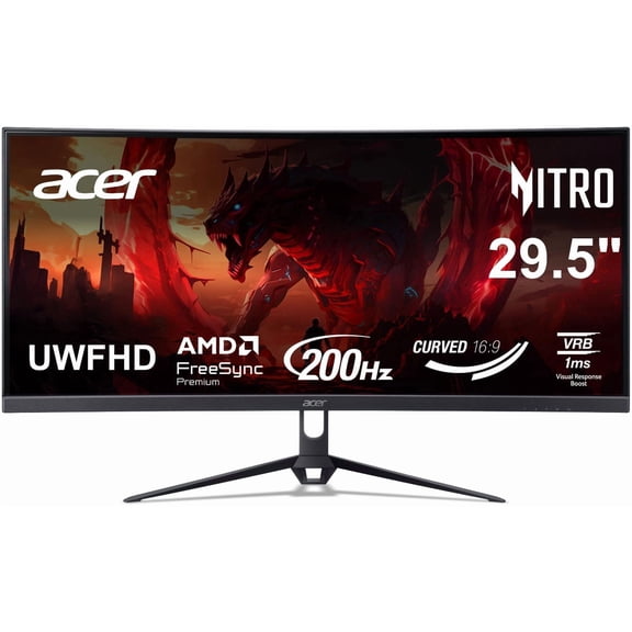 Acer UM.CE0AA.101 Nitro ED300C X1 Curved Gaming Monitor 29.5"