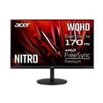 thumbnail image 1 of Acer 31.5" 144Hz IPS 2K Gaming Monitor 1ms FreeSync Premium (AMD Adaptive Sync) WQHD 2560 x 1440 Built-in Speakers Flat Panel Nitro XV320QU LVbmiiphx (Overclock to 170Hz using Display Port), 1 of 5