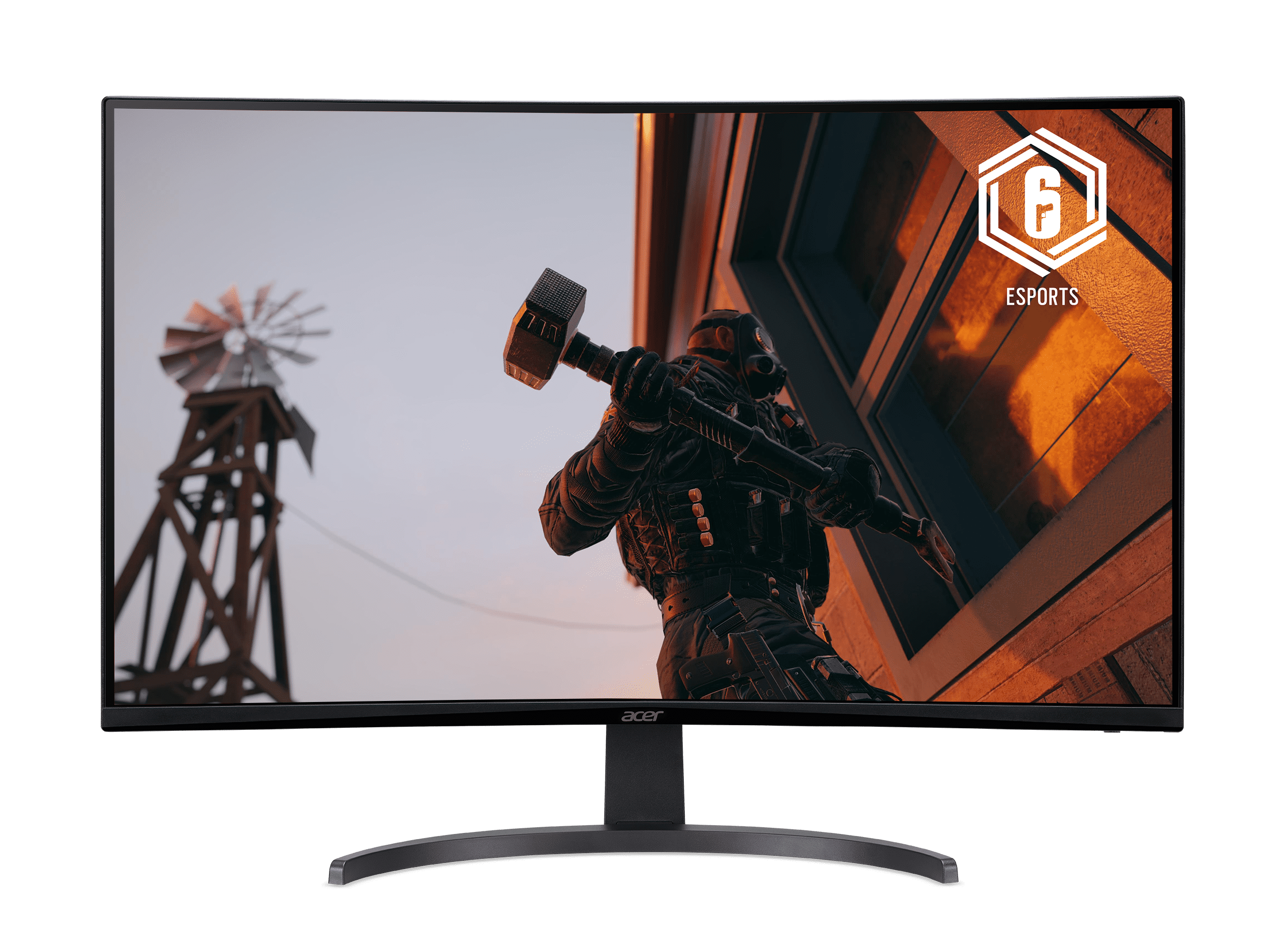 Acer 31.5 ED320Q Xbmiipx 240 Hz Curved Gaming Monitor